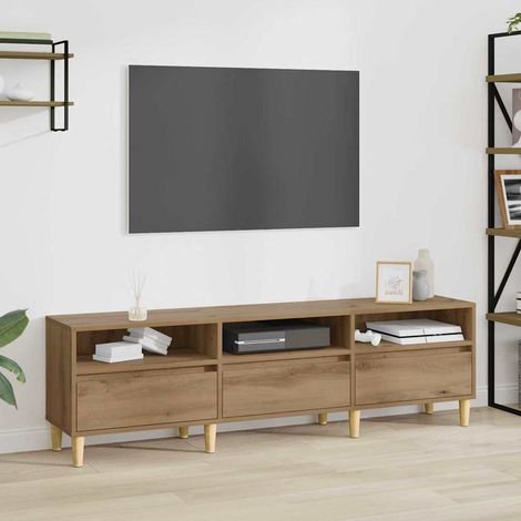 TV Cabinet Artisan oak 150 x 30 x 45 cm Engineered wood vidaXL (1/5)