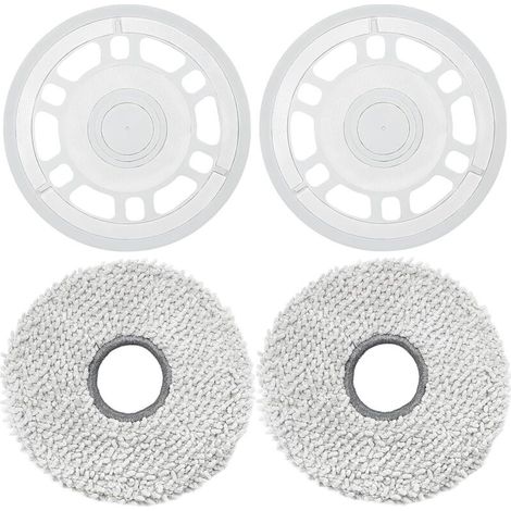 Lingettes avec support pour aspirateur robot ECOVACS DEEBOT X5 Omni/Pro - Microfibre réutilisable (1/5)