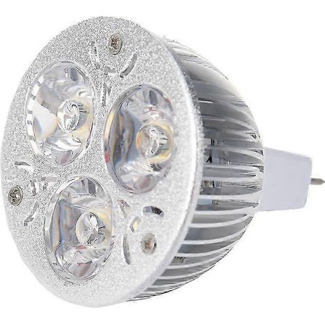 Lampadina LED MR16 bianco caldo 3W 12-24V per proiettore (3 persone) (1/5)