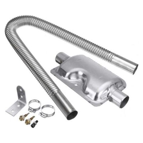 Chauffage Diesel Air - Parking 600mm - Échappement 24mm - Silencieux - Kit (1/3)