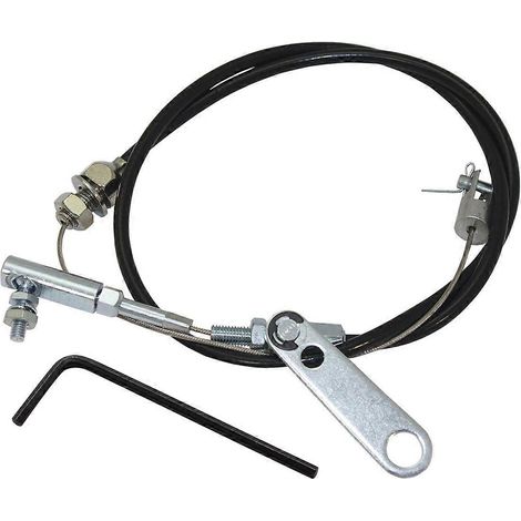 Kit de câble d'accélérateur universel de 24 pouces avec support de montage, compatible avec les voitures modifiées, les rat cars et les carburateurs SB Carter. (1/5)