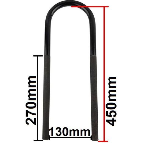 Suspensión de resorte para semirremolque con eje ROR  21206225  M22x130x452.5mm