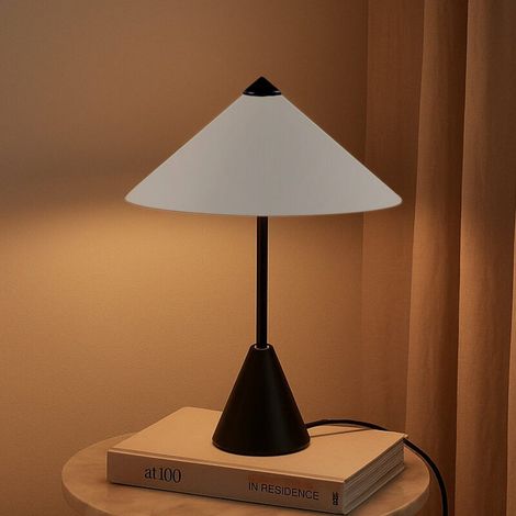 [GEBRAUCHT] B-Ware Lindby Tischleuchte Lampe Norvik Tischlampe Höhe 35 cm schwarz grau Metall332 (1/2)