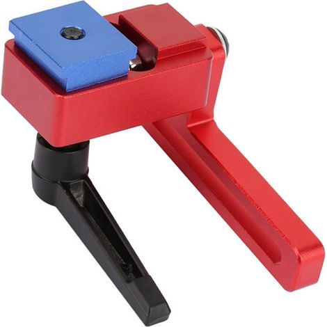 Tope deslizante para riel de inglete, herramienta de carpintería de aleación de aluminio, diseño ergonómico refinado para carpinteros. (1/4)