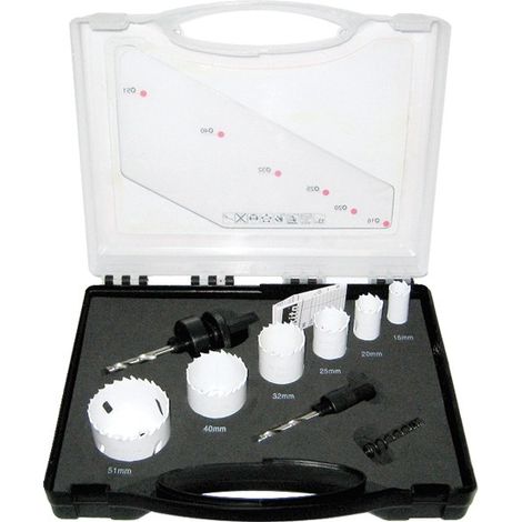 MAKITA D-47117 ESTUCHE DE BROCAS DE CORONA BI-METAL 6PCS
