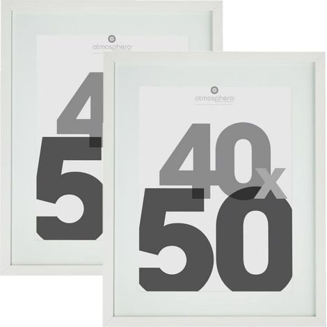 Lot de 2 cadres photo format standard EVA