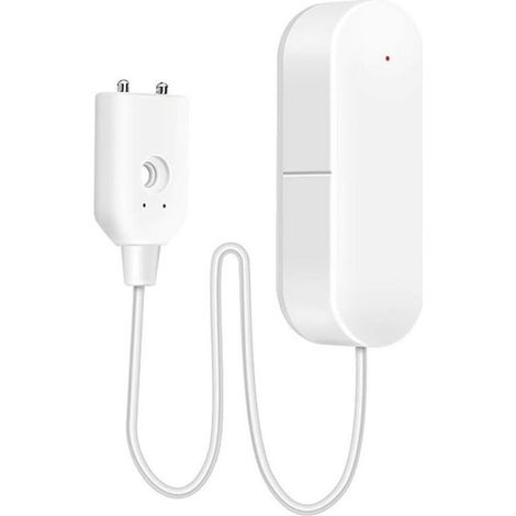 Tuya WiFi Détect de Fuite d'eau Alarme de débordement Capt d'eau Alarme d'inondation et de Fuite (1/5)
