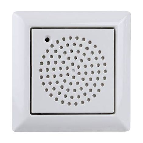 Grothe Kit de carillon sans fil UP-FG 230ws, encastré, blanc, sans fil, 43740