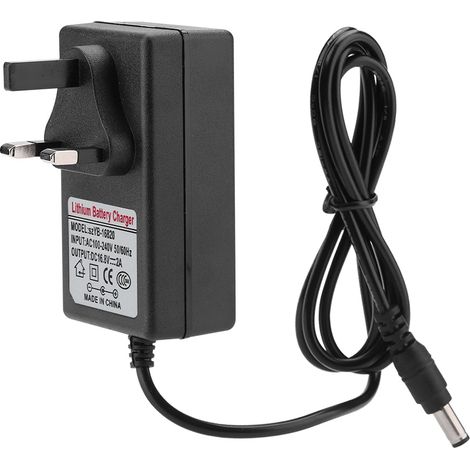 Chargeur de batterie lithium-ion adaptateur secteur AC100-240V DC 16.8V 2A remplacement chargeur sécurisé pour batterie UK (1/5)