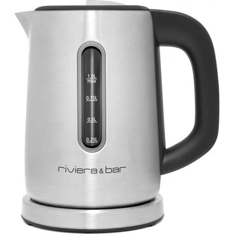 riviera&bar - Bouilloire Température Réglable Ella Inox 1L - Inox satiné - 1.0L - BBT710 (1/5)