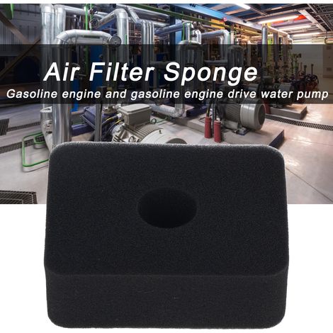 Élément de Filtre à Air - Éponge Mousse Noire - Compatible 17211-ZE1-000 pour Pompe à Eau Essence WB20XH WB30XH GX160 (1/5)