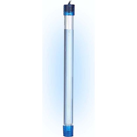 Lampe d'aquarium, lumière propre UVC Aquarium Bloom Clean Light Lampe Support à ventouse Lumière étanche Algues pour étang Fish Tank Sump Swim Pool for Cloudy Water Pond Filter Pump(11W) (1/5)