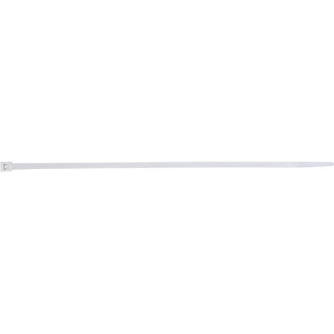 Collier de serrage 200x3,5 blanc BMB2036 / 5214 / 100 pièces /