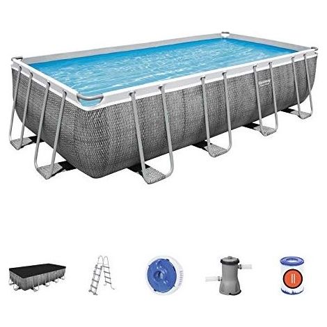 Bestway Piscina Fuori TerraPower Steel 488x244x122cm (1/10)