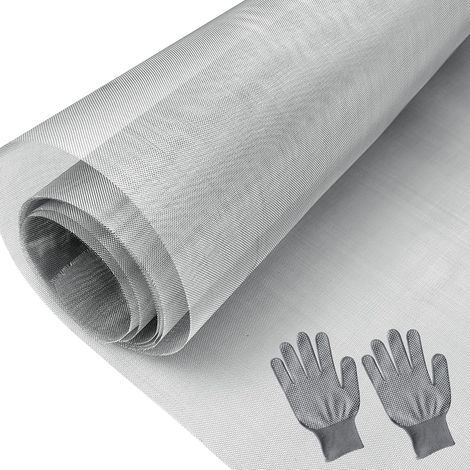 Rolle Edelstahlgewebe 304, Feinmaschenweite 40 Mesh, Mückenschutz, für Fenster und Gärten (1/5)