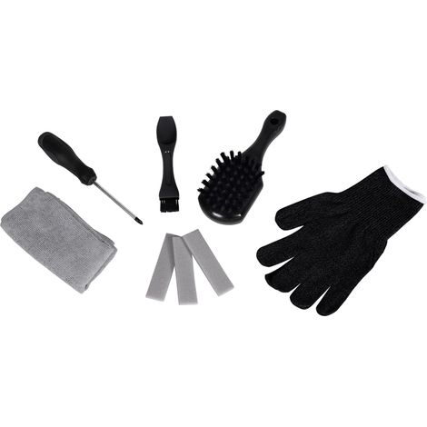 Einhell Mähroboter Reinigungsset FREELEXO Bürsten Spatel Schleifpad Handschuhe (1/3)
