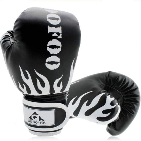 Gants De Boxe Pour Enfants, Adaptés Aux Enfants De 3 À 14 Ans, Gants De Boxe 4 Oz Pour L'entraînement Au Sac De Frappe, Le Mma, Le Muay Thaï, Le Kickboxing Et Les Arts Martiaux, Noirs