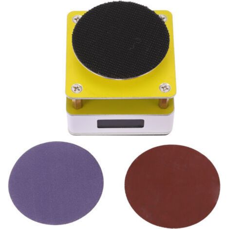 Multifunctional and portable mini electric polisher-grinder with 2 sandpapers, 4 adjustable speeds up to 10,000 rpm for sharpening blades and working on metal and wood (1/5)