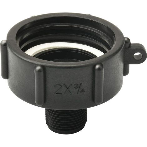IBC S60 Adapter-Schraubanschluss für 2 Zoll x 3/4 Zoll IBC-Wassertank (1 Stück) (1/5)