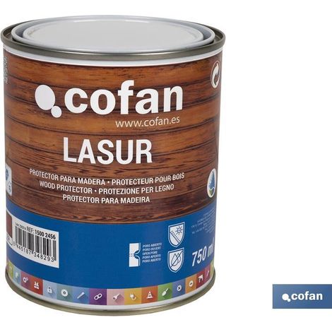 Lasur Protettore all'Acqua per Legno di Teak Opaco 750 Ml
