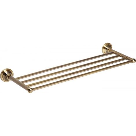 Porte-serviettes RETRO en laiton 66,5x6,5x22,5 cm (1/3)