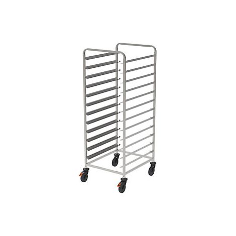 kaiserkraft  Carrello portavassoi  con rotelle paracolpi 