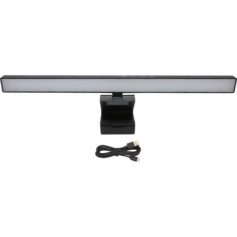Lampe de bureau LED pour écran d'ordinateur, contrôle tactile, éclairage ambiant réglable, pour bureau et maison (1/5)