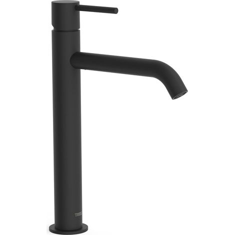 GRIFO MONOMANDO ALTO PARA LAVABO CON MANETA (1/2)