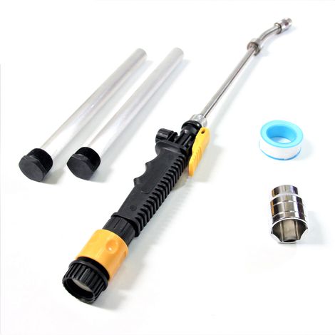 Ortviai Nettoyeur de Réservoir pour Chauffe-Eau de Camping-Car + Tige Anodique 3/4" NPT + Clé + Buse Rotative 360°