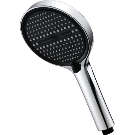 High Pressure Anti-Limescale Shower Head, 4 Adjustable Jets (1/5)