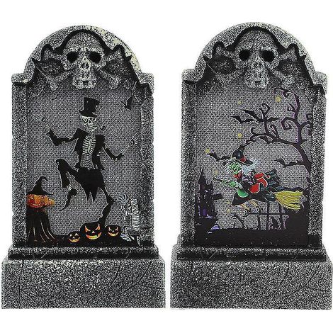 2 Stück Halloween-LED-Lichter