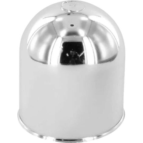 Cache rotule pour boule d'attelage plastique chromé diamètre 50mm protection coiffe voiture remorque