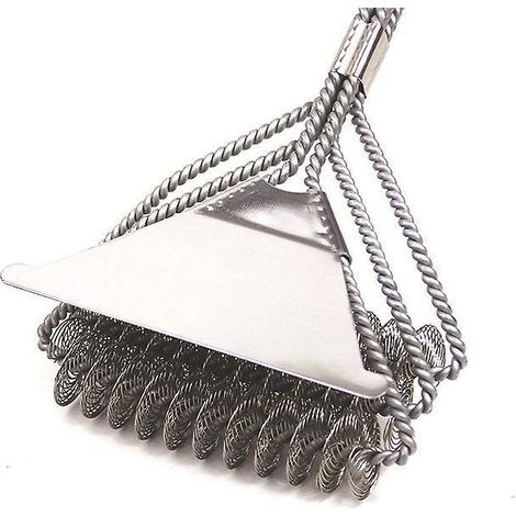 Grillreinigungsbürste – Borstenlose BBQ-Grillbürste – Rostbeständiger Edelstahl-Grillreiniger – Sicher für Porzellan, Keramik und Stahl (1/5)