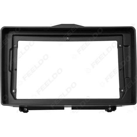 Compatible avec Lada Granta 2018, écran large de navigation Android, cadre de modification pour panneau audio de voiture, façade polyvalente de 9 pouces