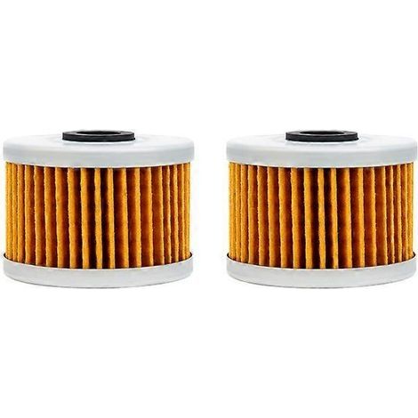 Filtre à huile compatible (4 pièces) pour KAWASAKI BN125 ELIMINATOR KL250 SUPER SHERPA 250 KLX250 D-TRACKER KLX250SF KLX250S KLX250R KLX300 1997-2007 (2 pièces) (1/5)