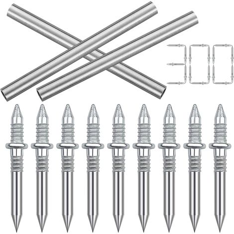 NOLUXA 300 Pièces Vis de Sécurité, Invisibles Sans Soudure à Double Tête, Clou, avec 3 Outils à Douilles Spéciaux pour Décoration (1/5)