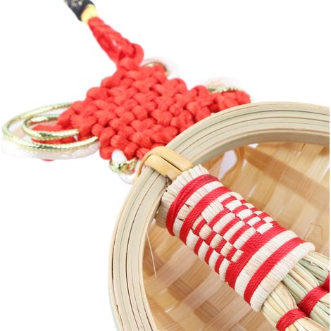Petit balai porte-bonheur pour une pendaison de crémaillère, pelle à poussière festive pour le Nouvel An et la Fête du Printemps, décoration pour un déménagement, petite pelle à poussière B3 avec manc (1/5)