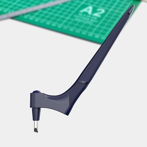 Ergonomisches Schneidewerkzeug für Bastelarbeiten: 360° drehbares Schneidemesser für DIY-Papierschnitte (1/5)