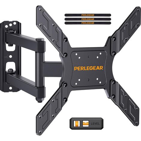 Support mural pivotant et inclinable Perlegear pour téléviseurs ou moniteurs plats et incurvés de 23 à 60 pouces (jusqu'à 45 kg) / VESA max. 400 x 400 mm (1/5)