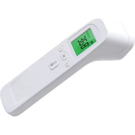 1 Thermomètre infrarouge, mesure sans contact, alarme tricolore, usage médical et domestique (1/5)