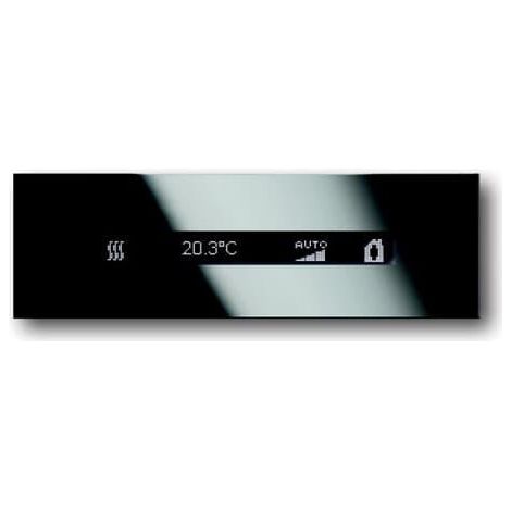 Bandeau Supérieur Avec Affichage Temp. Prion Verre Noir 2CKA006310A0183 ABB 589368
