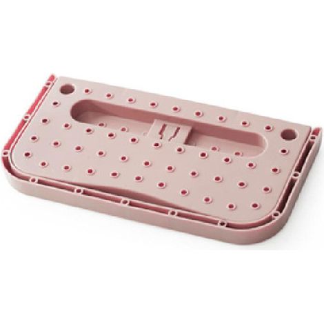 2-teiliges, faltbares Schuhregal aus Kunststoff, Schuhaufbewahrung, Schuhständer, Schuhaufbewahrung, Rosa