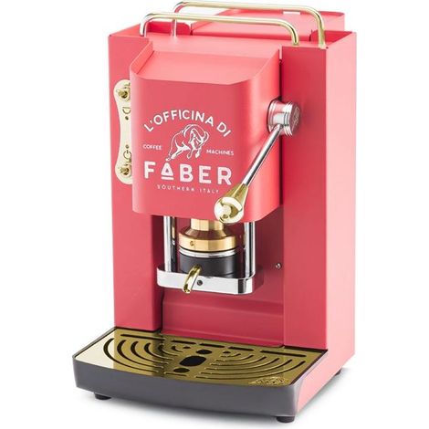 Faber PROCORALBASOTTELE Pro Deluxe Macchina da caffe' Cialde ESE 44mm 1,3 L 15 bar 500 W colore Corallo