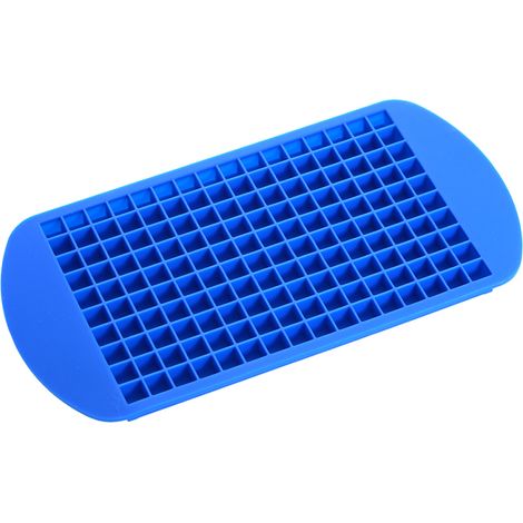 Molde miniatura de silicona apta para uso alimentario (160 cavidades) para mini cubitos de hielo, chocolate y bebidas para fiestas. (1/5)