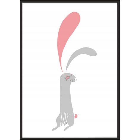 Póster con marco A4 cm Conejito PD108 (1/5)