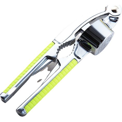 Presse-ail professionnel en acier inoxydable avec poignée confortable, outil de cuisine robuste (1/2)