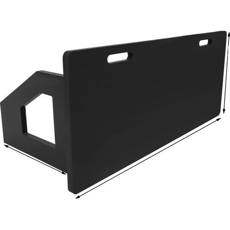 Planche de rebond, angle ajustable, outil d'entraînement, noir (1/2)