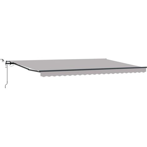 Maison Exclusive - Tessuto per Tenda Grigio chiaro 500 × 300 cm Poliestere