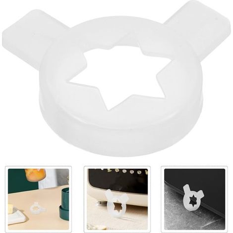 4 Stück Düsenkappen für Eismaschinen Sechseckiges sternförmiges Design geeignet unter anderem für Softeismaschinen Ersatzteil für die perfekte (1/4)