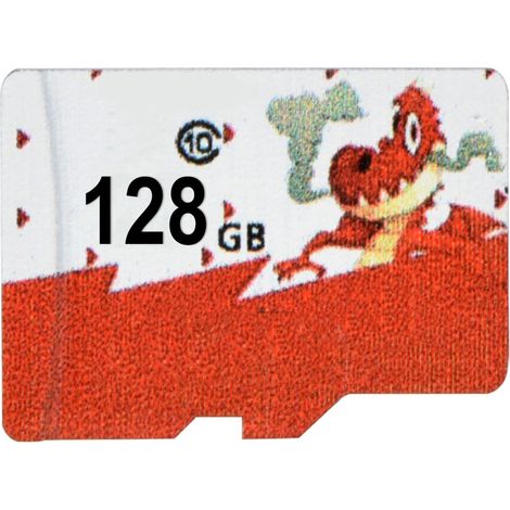 carte mémoire haute vitesse 80 Mo/s, adaptateur TF Micro SD pour téléphone, ordinateur, MP3/4 (128 Go) (1/5)